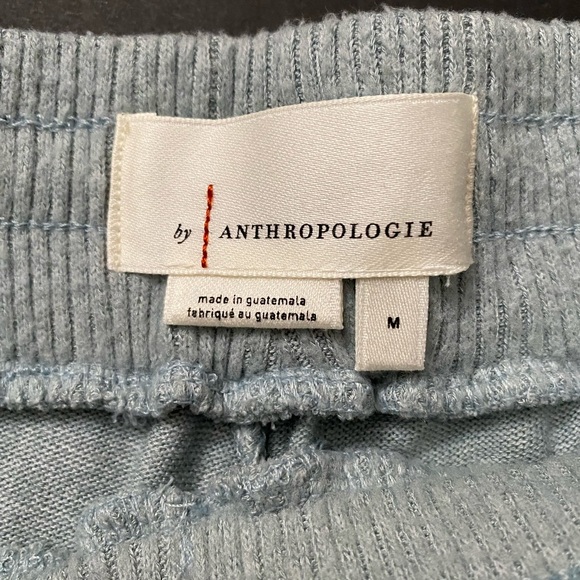 Anthropologie DRAWSTRING WAIST Wide-Leg sweatpants IN MINT GREEN, size M - Picture 7 of 9